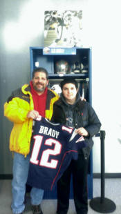 Jared and Scott at the Patriots Hall of Fame