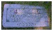 Dina Hirshberg - Bay City Jewish Cemetery, Bay City, Bay County, Michigan. Plot 8-7, Section A