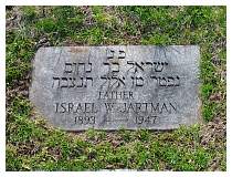 Israel Jartman - Beth Alom Cemetary, Section A, New Britain, Connecticut