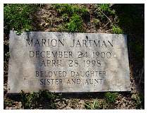 Marion Jartman - Beth Alom Cemetary, Section A, New Britain, Connecticut