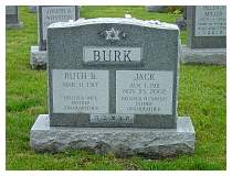 Jack and Ruth (Brown) Burk - Stone Road Cemetery, Rochester, New York *** Note: Ruth is still alive ***