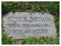 Ruth (Raphael) Jartman - Beth Alom Cemetary, Section A, New Britain, Connecticut