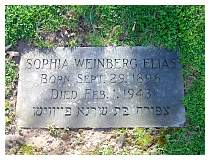 Sophia Weinberg - Beth Alom Cemetary, Section A, New Britain, Connecticut