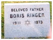 Boris Ringer - Mt. Olive Cemetery, 27855 Aurora Road, Solon, Ohio 44139. Section 108 Row P Grave #27