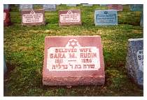 Sarah (Ringer) Rudin - Mt. Olive Cemetery, 27855 Aurora Road, Solon, Ohio 44139. Section 108 Row L Grave #18