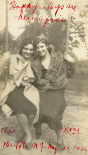 Elsie (Ciaccia) Affronti and Rose (Magro) Paliani - May 30, 1932