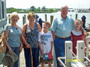 Dianne (Weisner) Brown, Narilyn (Brown) Simpson, Robert Nathan Mitchell, Allen Brown and Cailey Mitchell - 6/1/2008