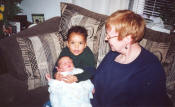 Deborah (Ryan) Ringer, Elijah Ringer, and Brendan Ringer - 2001