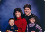 Scott Ringer, Laura (Weinberg) Ringer, Rebecca Ringer, and Jared Ringer - 1998