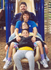 Scott Ringer, Laura (Weinberg) Ringer, Rebecca Ringer, and Jared Ringer - 2004