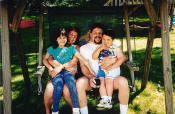 Scott Ringer, Laura (Weinberg) Ringer, Rebecca Ringer, and Jared Ringer - About 2000