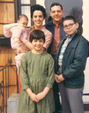 Miles Weinberg, Doris (Leavy) Weinberg, Lisa (Weinberg) Leibman, Laura (Weinberg) Ringer, and Michael Weinberg - March 1968