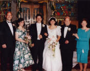 Scott Ringer, Laura (Weinberg) Ringer, Michael Weinberg, Lisa (Weinberg) Leibman, Doris (Leavy) Weinberg, and Miles Weinberg - 24 May 1992