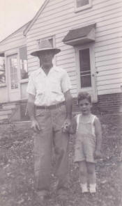 Max Weitzenhof and son David Weitzenhof - 1947